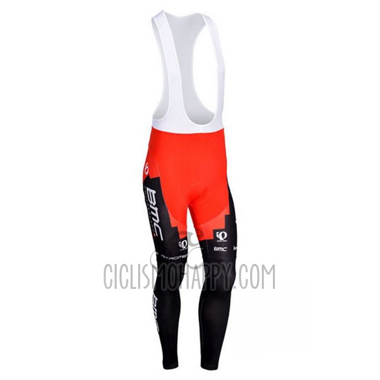 BMC Cycling Jersey Bib Tight 2013 Long Sleeve Black and Red